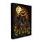 Stupell Industries Spooky Pumpkin Skeleton Haunted Woods Canvas Wall Art